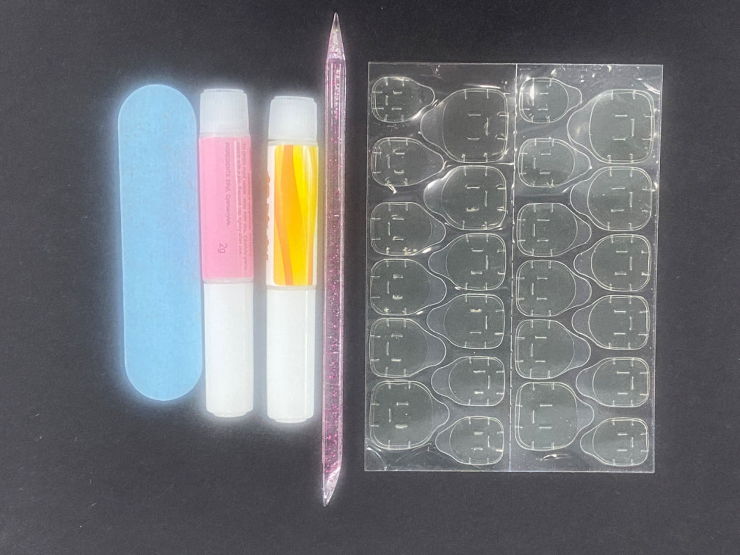 Press-on Nail Tools and Packages