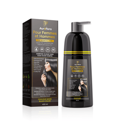 Herbal Hair Dye Shampoo – Turns Gray Hair Black in 5 Minutes| Men & Women - Kedem Herbs Canada