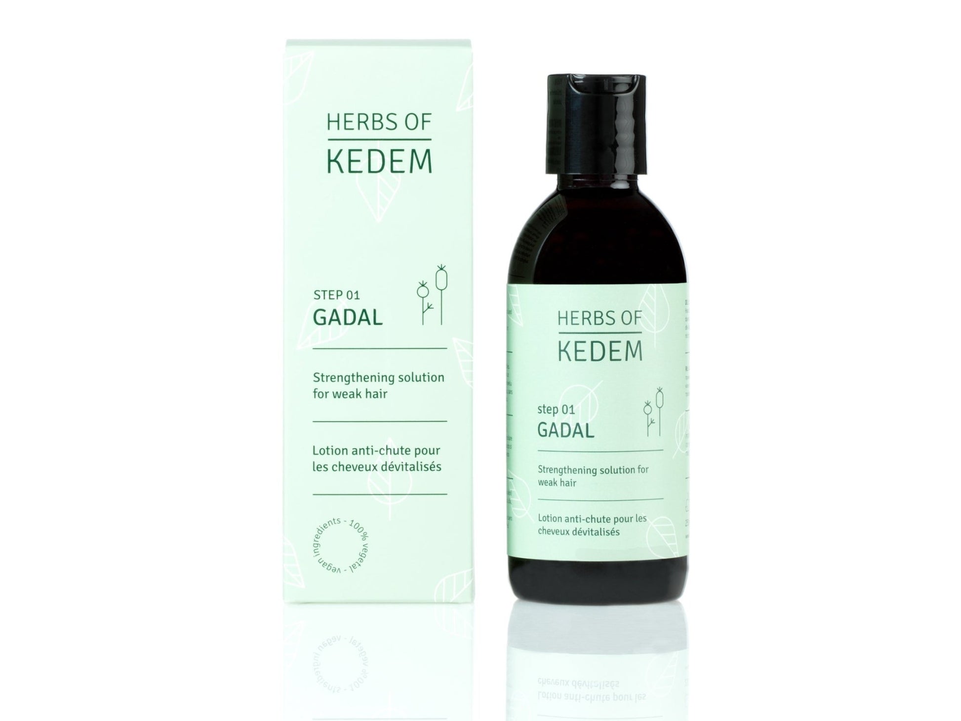 Gadal -Strengthening solution for weak hair 250ml - Kedem Herbs Canada